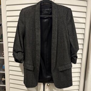 ZARA aDark Gray Open Blazer